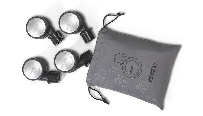 Une housse de rangement pour roues incluse