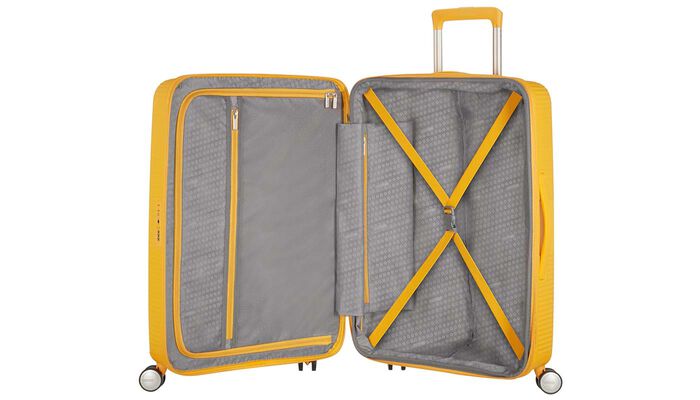 Organisation intérieure avec une poche  zippée supplémentaire