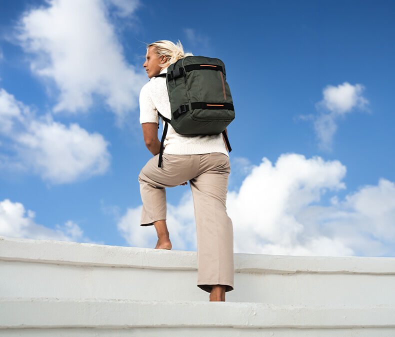 Urban Track Travel Backpack + Colourdry Shoulder Bag M: built for the carry-it-all, hands-free traveller.