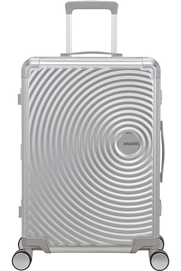 American Tourister Soundbox Alu Spinner TSA 68cm  Argent