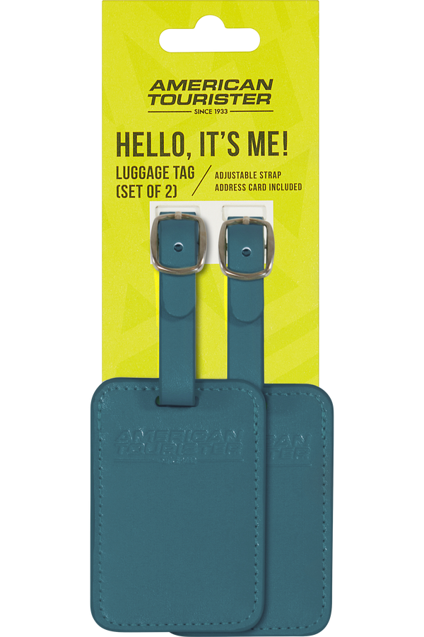 Luggage Tags &Eacute;tiquette &agrave; bagages &ndash; Lot de 2 pi&egrave;ces