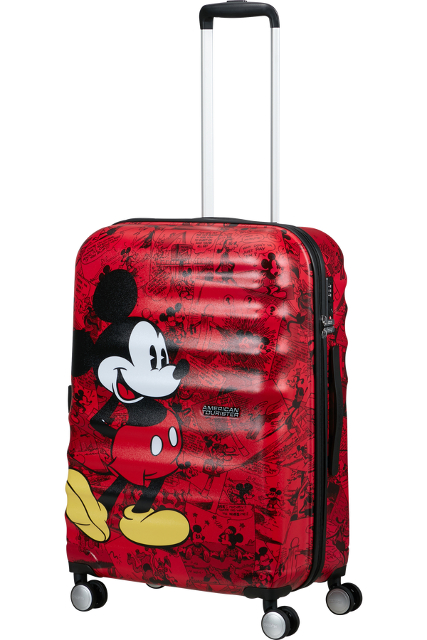 American Tourister Disney Wavebreaker Spinner TSA Disney Fl 67cm  Mickey Comics Red