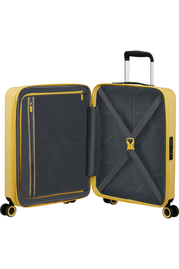 American Tourister Dynabelt Spinner EXP TSA 55cm  Jaune soleil