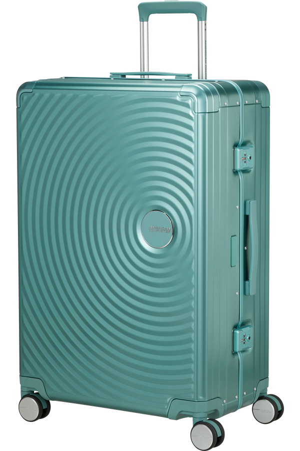 American Tourister Soundbox Alu Spinner TSA 77cm  Dusty Turquoise
