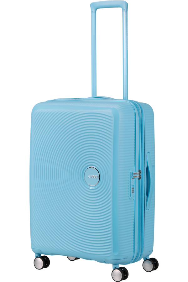 American Tourister SoundBox Spinner TSA Expandable 67cm  Blueberry Fizz