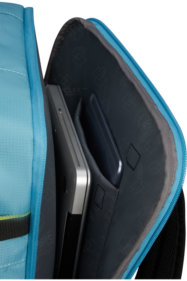 American Tourister Take2cabin Casual Backpack M  Bleu Vent