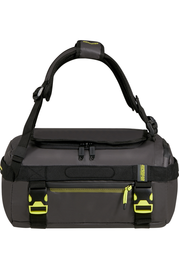 American Tourister Urban Track Duffle/Backpack Coated S  Black/Lime