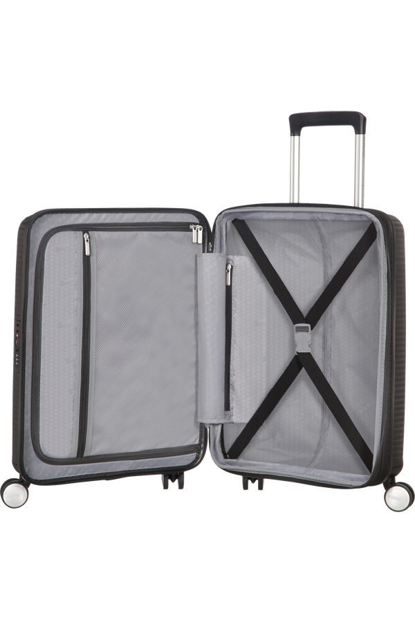 American Tourister Soundbox Spinner extensible 55cm Bass Black