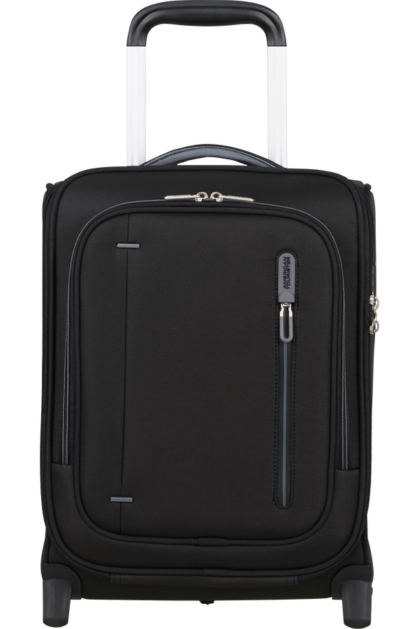 Cloudrider S/M Valise 2 roues | American Tourister Cloudrider Upright Underseater Tsa  Jet Black