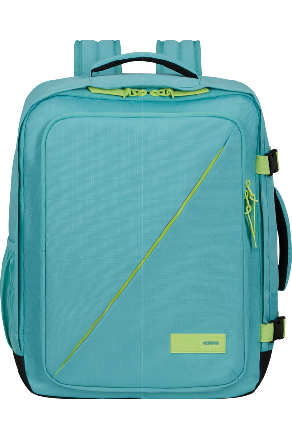 American Tourister Take2cabin Casual Backpack M  Dusty Turquoise/Lime