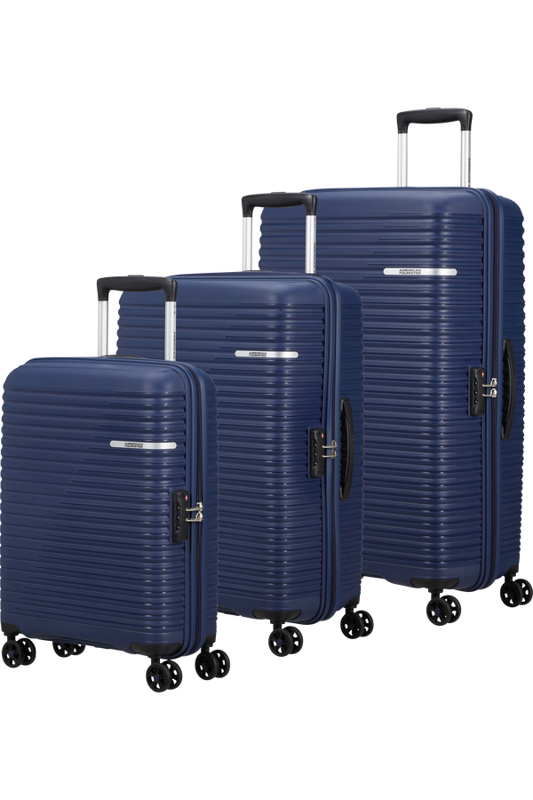 American Tourister Liftoff 3 PC SET A  Bleu nuit