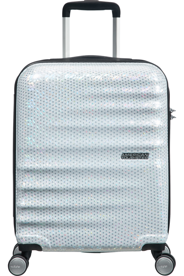 American Tourister Wavebreaker Spinner 55cm  Starlight Silver