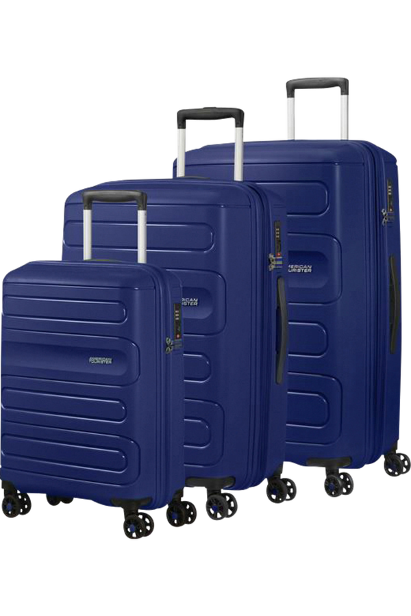 American Tourister Sunside 3 Pc Set C  Bleu marine fonc&eacute;