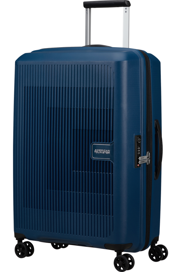 American Tourister Aerostep Spinner 67/24 Exp Tsa 67cm  Bleu marine