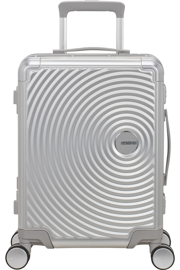 American Tourister Soundbox Alu Spinner TSA 55cm  Argent