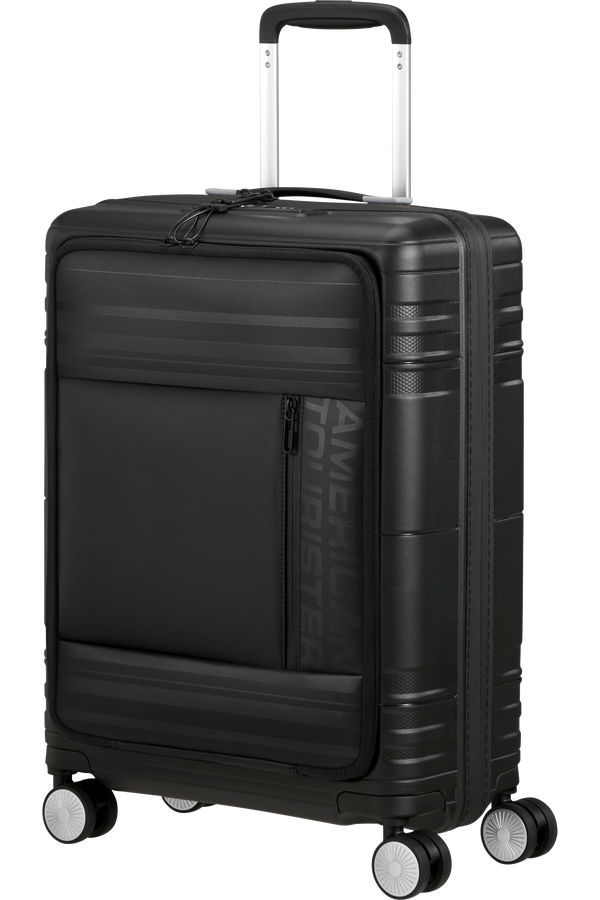 American Tourister Hello Cabin Spinner TSA Coated 55cm  Noir Onyx