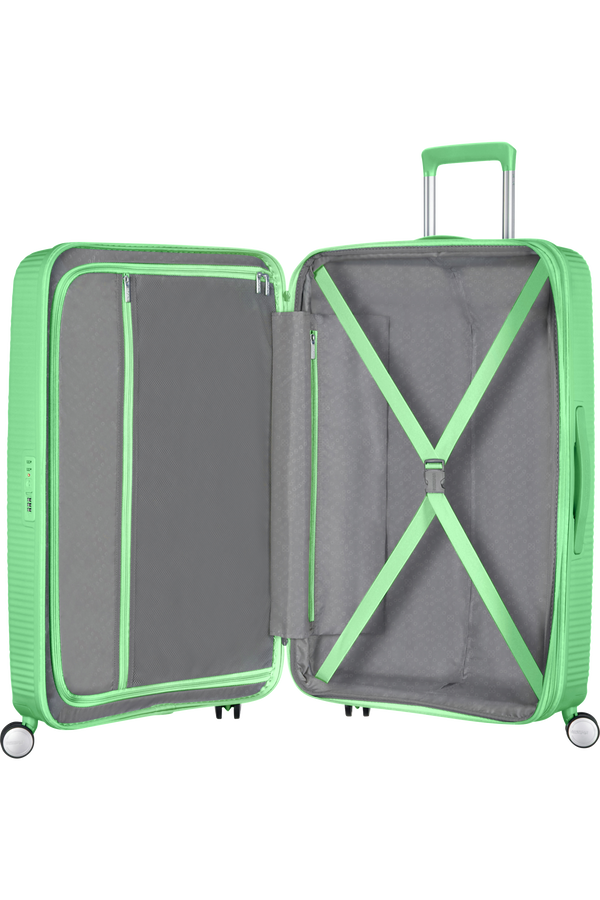 American Tourister Soundbox Spinner TSA Expandable 77cm  Spring Green