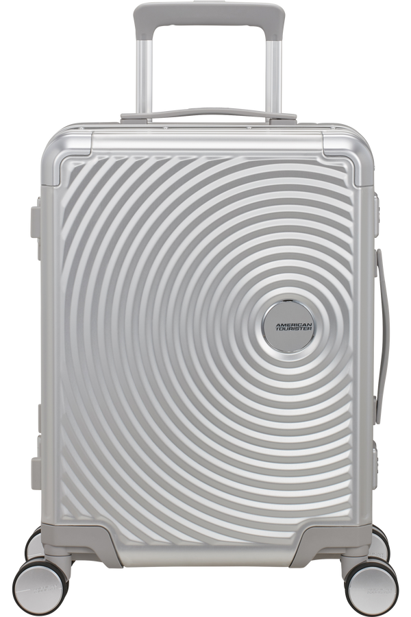 American Tourister Soundbox Alu Spinner TSA 55cm  Argent