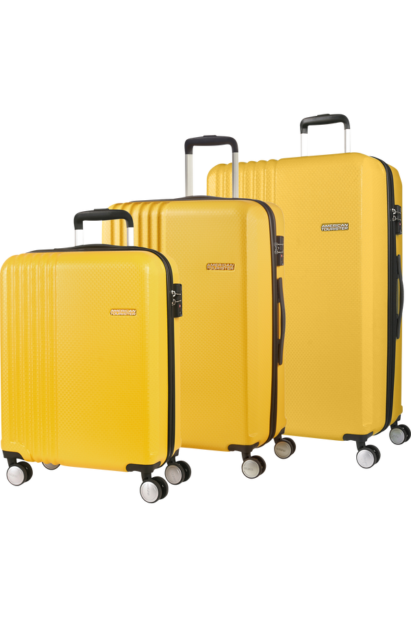 American Tourister Beachrider 3 Pc Set A  Jaune
