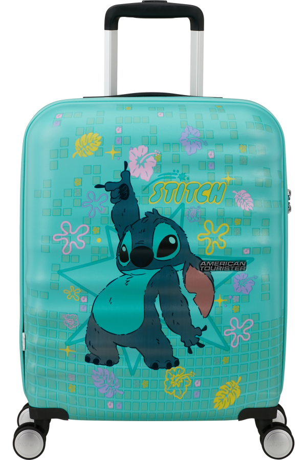 American Tourister Disney Wavebreaker Spinner TSA Disney Fl 55cm  Stitch Flower