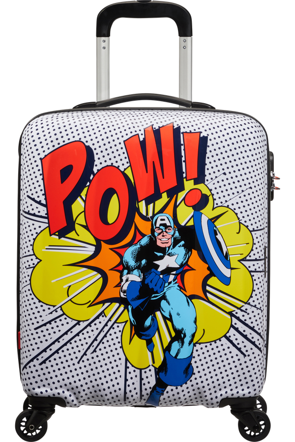 American Tourister Marvel Legends Spinner Alfatwist 2.0 55cm  Captain America Pop Art