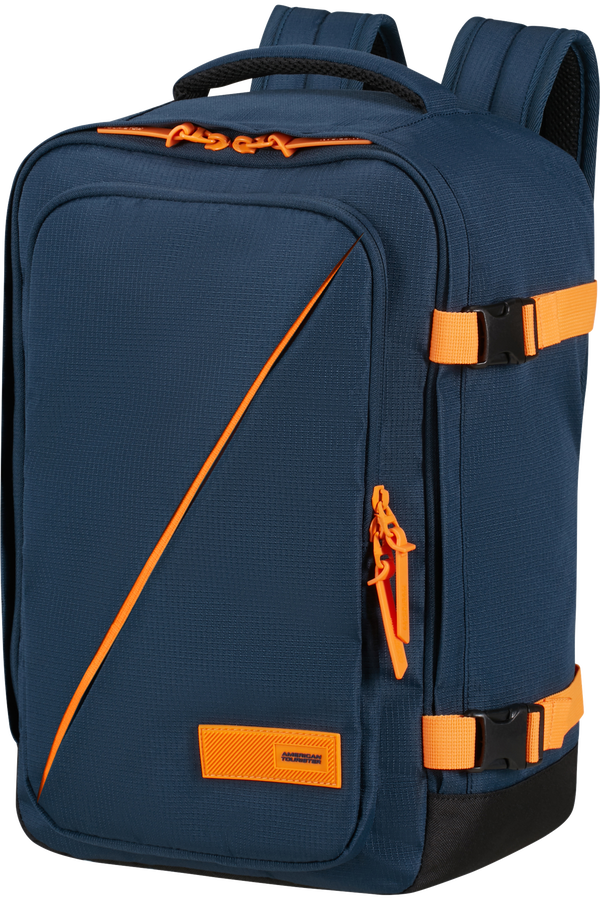 American Tourister Take2cabin Casual Backpack S  Dark Navy/Radiant Orange
