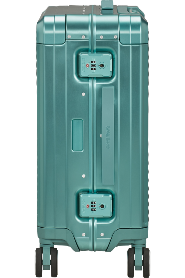 American Tourister Soundbox Alu Spinner TSA 55cm  Dusty Turquoise