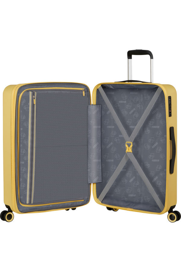 American Tourister Dynabelt Spinner EXP TSA 66cm  Jaune soleil