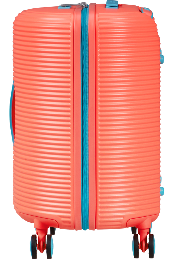 American Tourister Rollio Spinner 52cm  Coral/Blue
