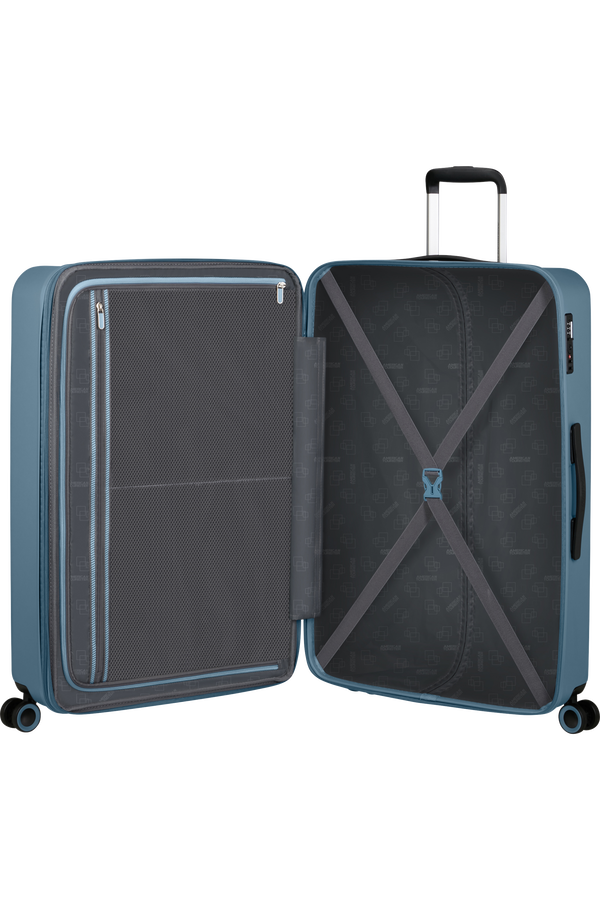 American Tourister Dynabelt Spinner EXP TSA 77cm  Rainstorm Blue