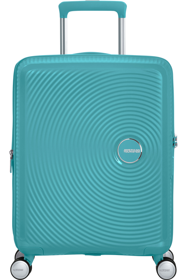 American Tourister Soundbox Spinner Expandable 55cm  Turquoise Tonic