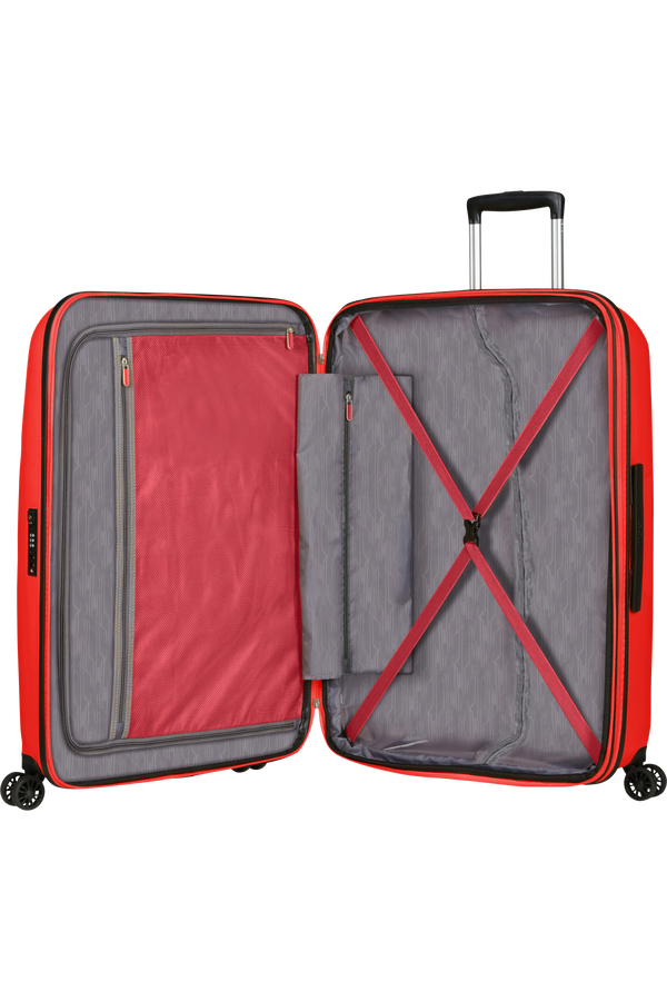 American Tourister Bon Air Dlx Spinner TSA Expandable 75cm  Rouge Magma