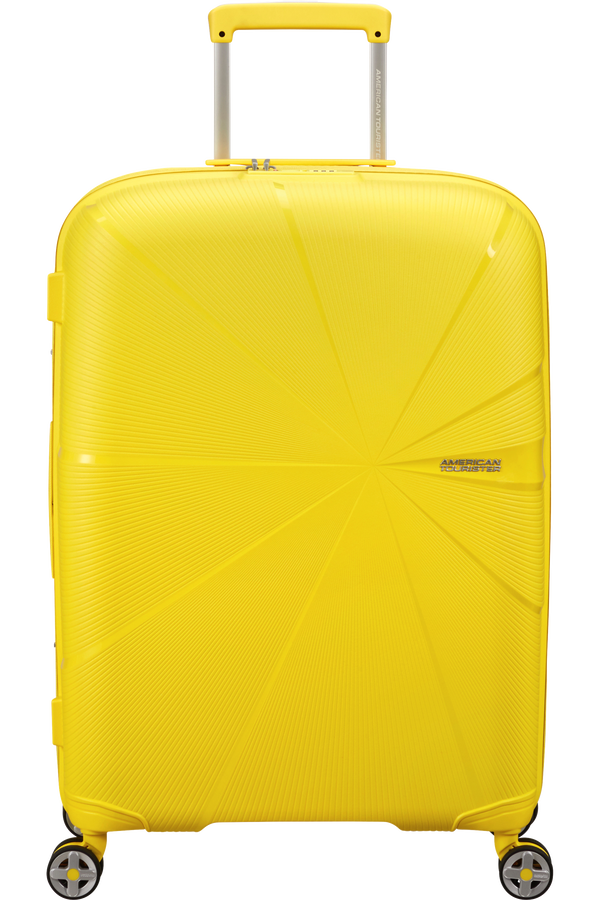 American Tourister Starvibe Spinner Expandable TSA 67cm Electric Lemon