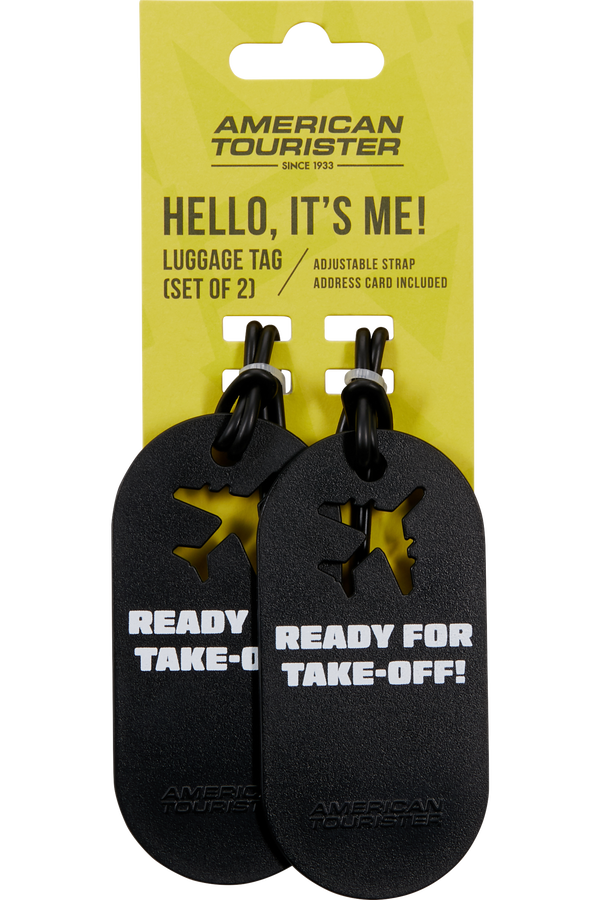 Fun Tags &Eacute;tiquette &agrave; bagages &ndash; Lot de 2 pi&egrave;ces