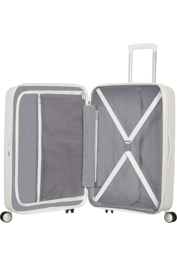 American Tourister Soundbox Spinner extensible 77cm Pure White