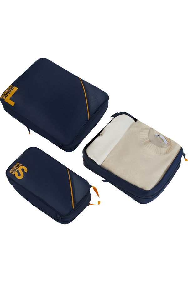 Packing Cubes Set de 3 organisateurs de bagages
