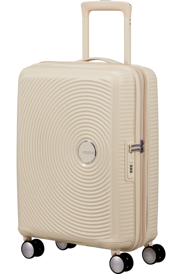 American Tourister SoundBox Spinner TSA Expandable 55cm  Coconut Sand