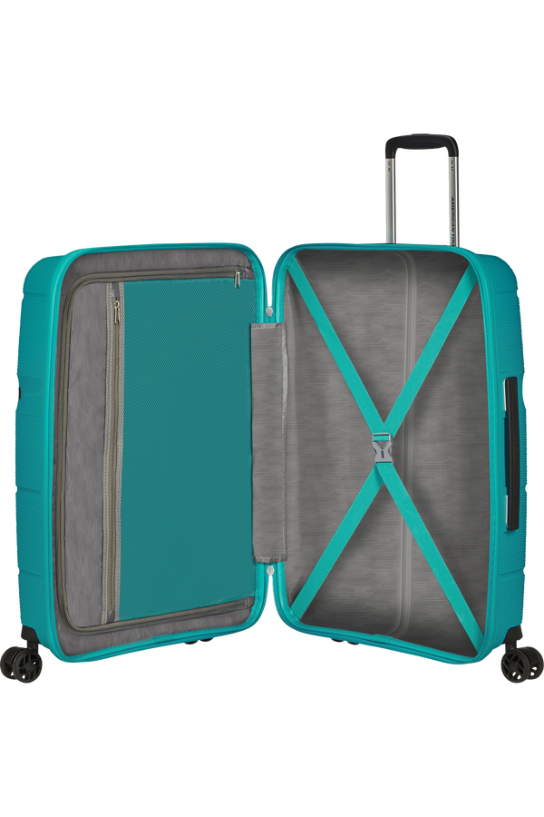 American Tourister Linex Spinner 66cm  Bleu Oc&eacute;an