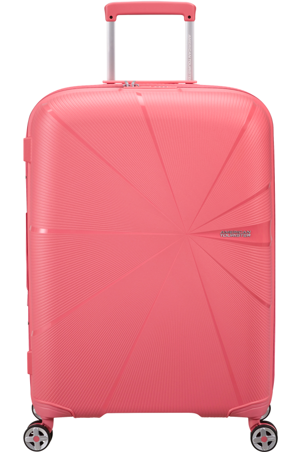 American Tourister Starvibe Spinner Expandable TSA 67cm Sun Kissed Coral
