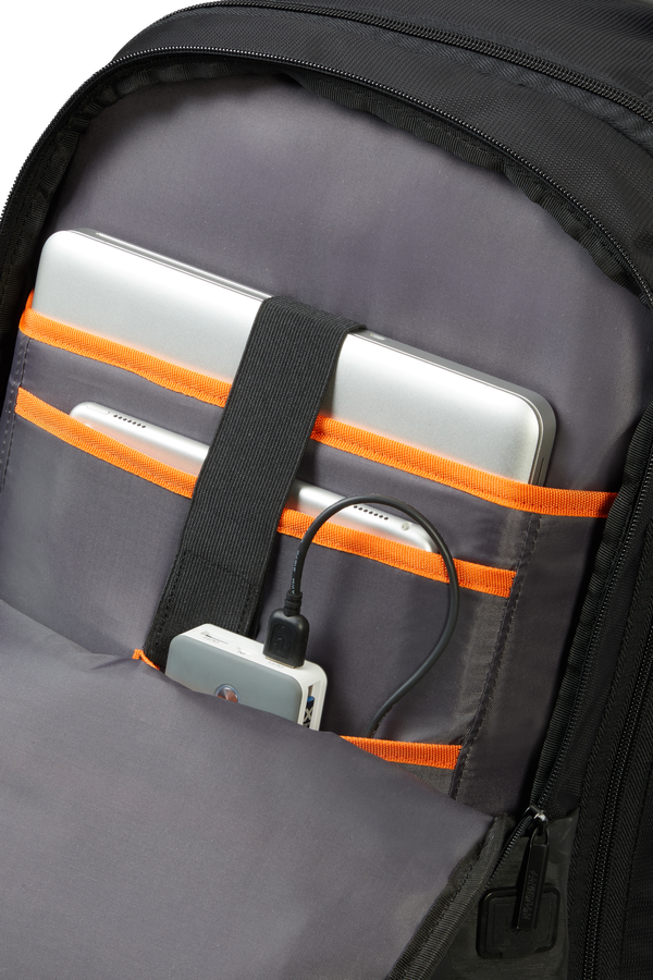 American Tourister At Work Laptop Backpack with Wheels Camo 15.6'  Noir