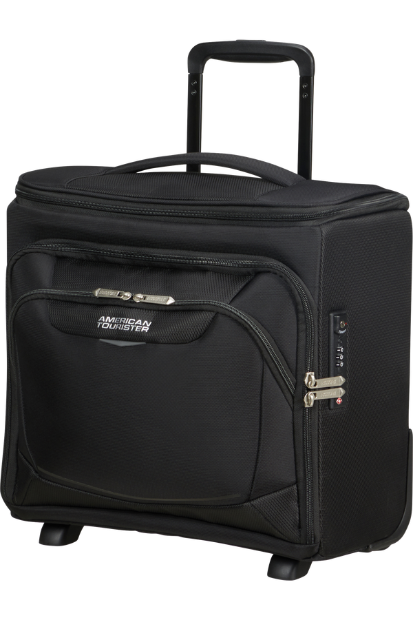American Tourister SummerRide Upright Underseater Expandable Tsa Noir