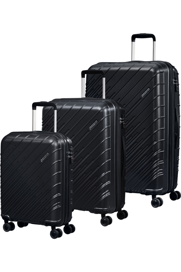 American Tourister Speedstar 3 PC SET A  Noir