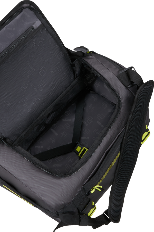 American Tourister Urban Track Duffle/Backpack Coated M  Black/Lime