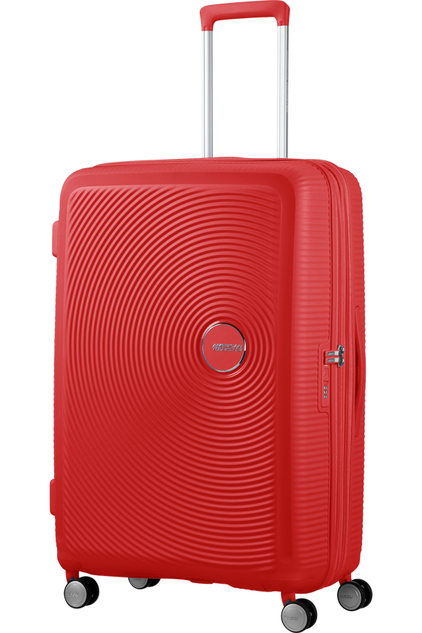 American Tourister Soundbox Spinner Expandable 77cm  Coral Red