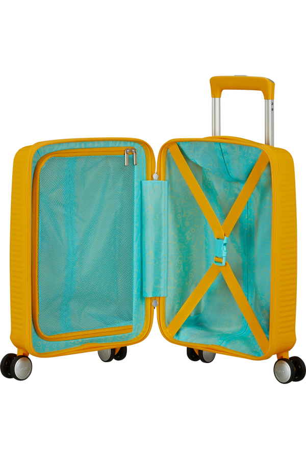 American Tourister Soundbox Mini Spinner 47cm  Jaune or