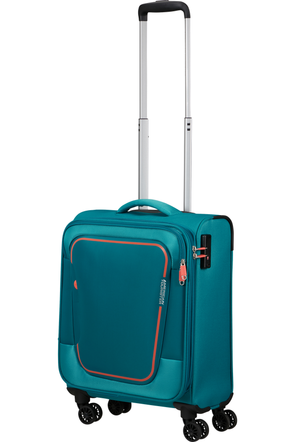 American Tourister Pulsonic Spinner Expandable 55cm  Stone Teal