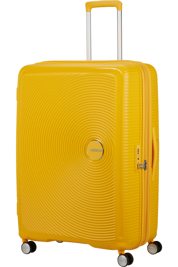 American Tourister SoundBox Spinner TSA Expandable 80cm  Jaune or