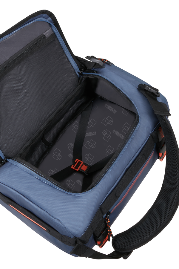 American Tourister Urban Track Duffle/Backpack Coated S  Navy/Orange