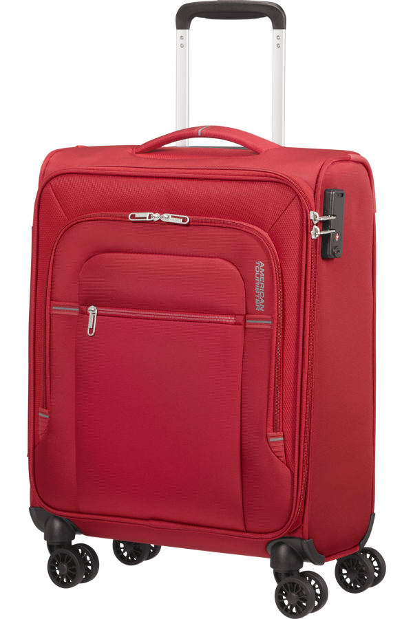 American Tourister Crosstrack Spinner 55cm  Red/Grey
