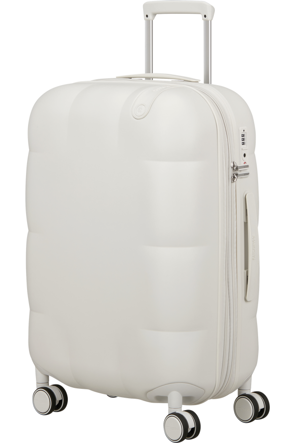 Dreami 67cm Bagage moyen s&eacute;jour | American Tourister Dreami Spinner Exp Tsa 67cm  Blanc Nuageux
